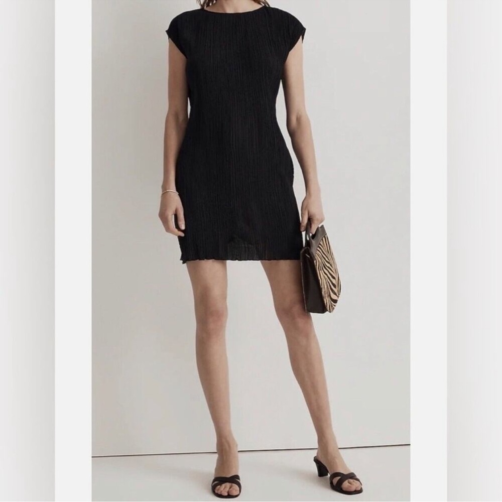 Madewell Plisse Mini Tee Dress - Picture 10 of 13